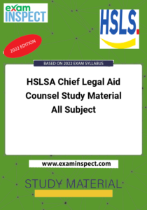 HSLSA Chief Legal Aid Counsel Study Material All Subject
